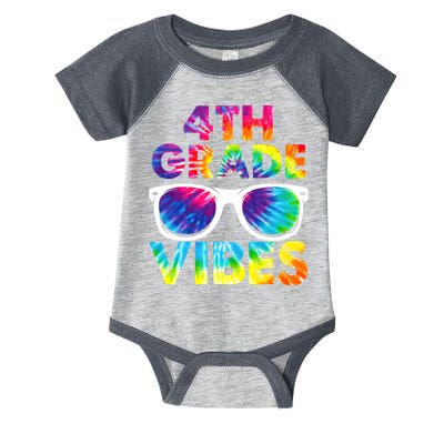 Back To School Funny 4th Grade Vibes First Day Teacher Infant Baby Jersey Bodysuit