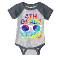 Back To School Funny 4th Grade Vibes First Day Teacher Infant Baby Jersey Bodysuit