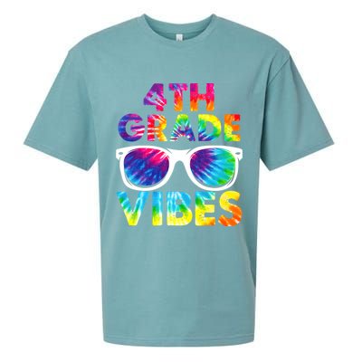 Back To School Funny 4th Grade Vibes First Day Teacher Sueded Cloud Jersey T-Shirt