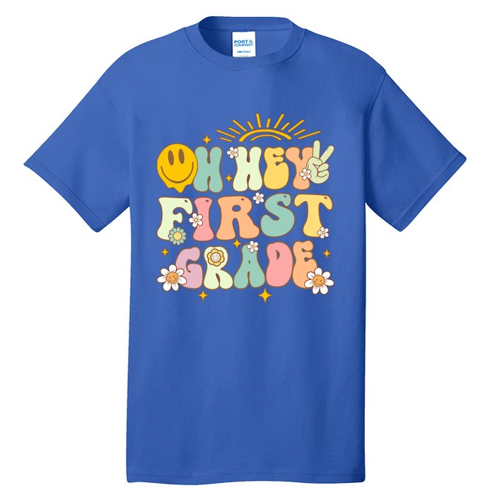 Back To School Students Teachers Oh Hey 1St First Grade Gift Tall T-Shirt