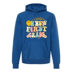 Back To School Students Teachers Oh Hey 1St First Grade Gift Premium Hoodie