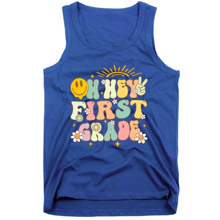 Back To School Students Teachers Oh Hey 1St First Grade Gift Tank Top