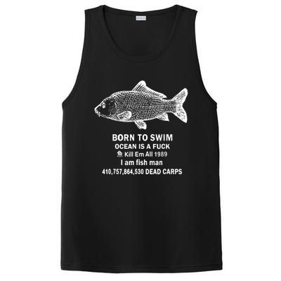 Born To Swim Ocean Is A Fuck PosiCharge Competitor Tank