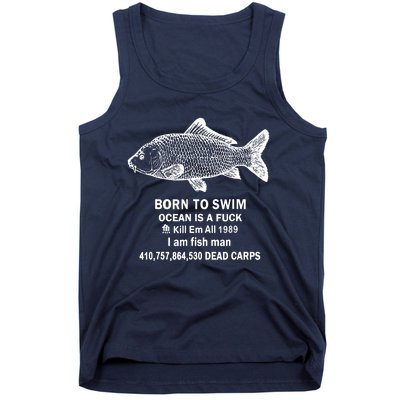 Born To Swim Ocean Is A Fuck Tank Top