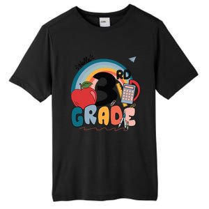 Back To School Hello 3Rd Grade Rainbowprint Second Grade Te Gift Tall Fusion ChromaSoft Performance T-Shirt