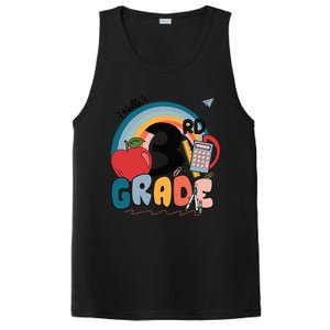 Back To School Hello 3Rd Grade Rainbowprint Second Grade Te Gift PosiCharge Competitor Tank