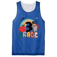 Back To School Hello 3Rd Grade Rainbowprint Second Grade Te Gift Mesh Reversible Basketball Jersey Tank