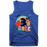 Back To School Hello 3Rd Grade Rainbowprint Second Grade Te Gift Tank Top