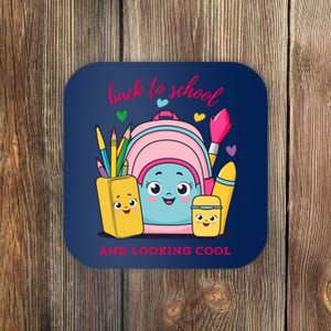 Back To School And Looking Cool Gift Coaster