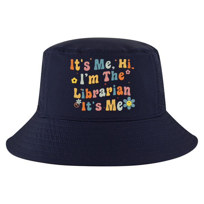 Back To School ItS Me Hi IM The Librarian Summer Reading Cool Comfort Performance Bucket Hat