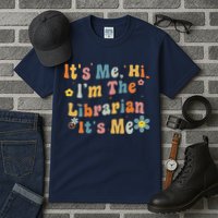 Back To School ItS Me Hi IM The Librarian Summer Reading Tall T-Shirt