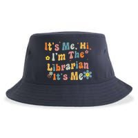 Back To School ItS Me Hi IM The Librarian Summer Reading Sustainable Bucket Hat