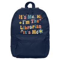 Back To School ItS Me Hi IM The Librarian Summer Reading 16 in Basic Backpack