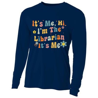 Back To School ItS Me Hi IM The Librarian Summer Reading Cooling Performance Long Sleeve Crew