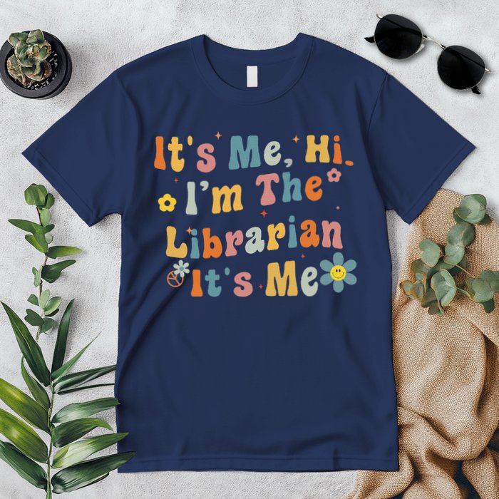 Back To School ItS Me Hi IM The Librarian Summer Reading Premium T-Shirt