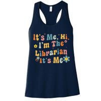 Back To School ItS Me Hi IM The Librarian Summer Reading Womens Tank Top