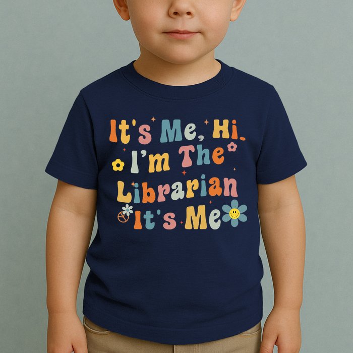 Back To School ItS Me Hi IM The Librarian Summer Reading Toddler T-Shirt