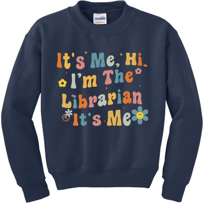 Back To School ItS Me Hi IM The Librarian Summer Reading Kids Sweatshirt