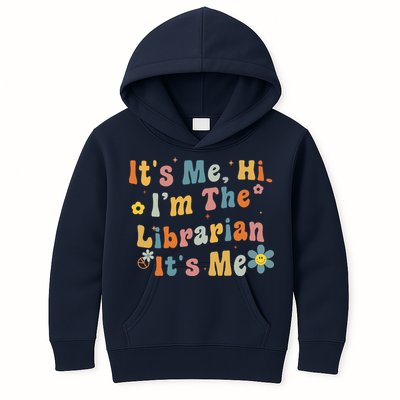 Back To School ItS Me Hi IM The Librarian Summer Reading Kids Hoodie