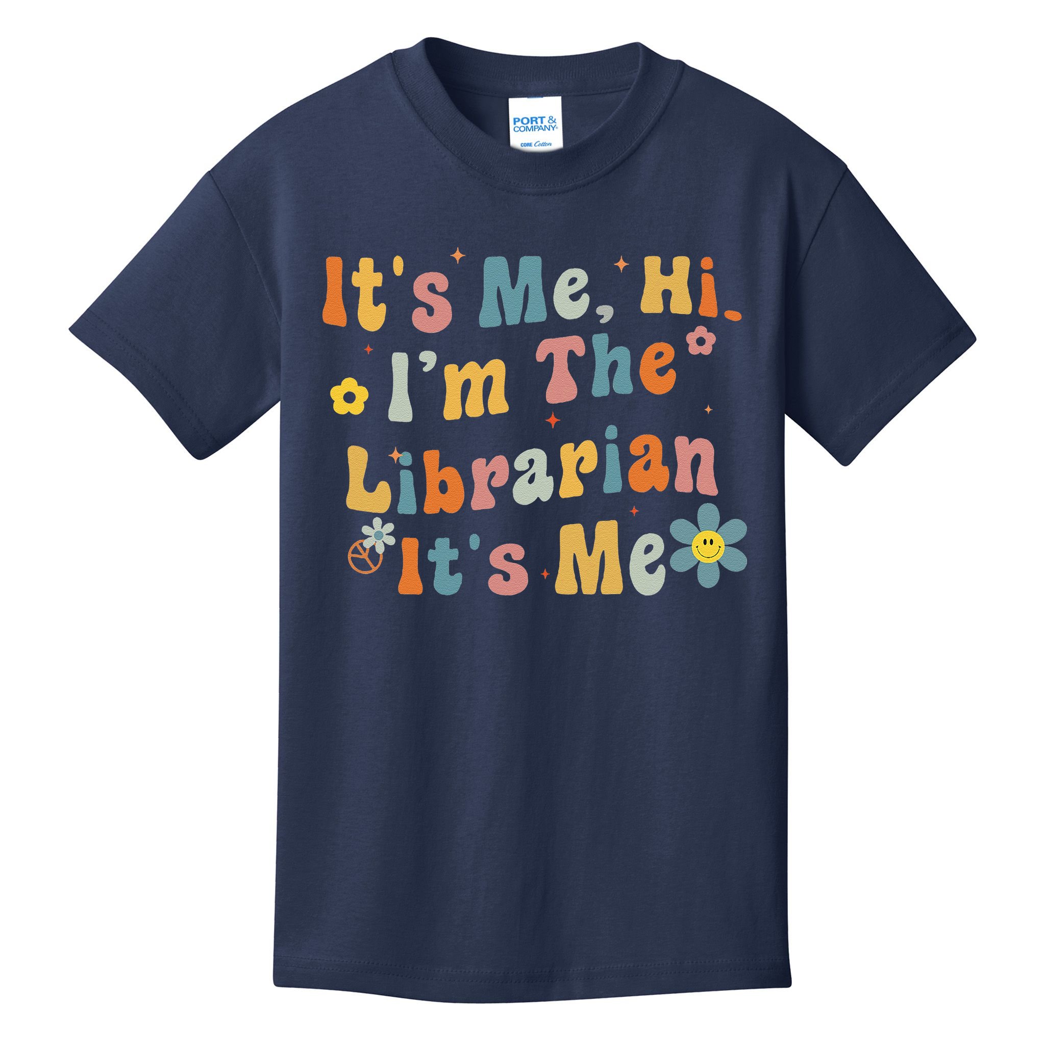 Back To School ItS Me Hi IM The Librarian Summer Reading Kids T-Shirt