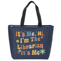 Back To School ItS Me Hi IM The Librarian Summer Reading Zip Tote Bag
