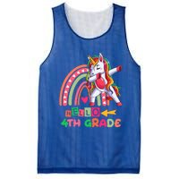 Back To School Hello 4Th Grade Rainbow Unicorn Teachers Gift Mesh Reversible Basketball Jersey Tank