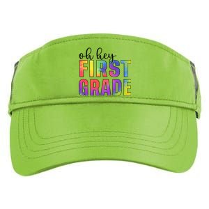 Back To School Students Teachers Oh Hey 1St First Grade Funny Gift Adult Drive Performance Visor