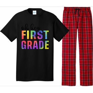 Back To School Students Teachers Oh Hey 1St First Grade Funny Gift Pajama Set