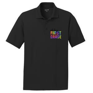 Back To School Students Teachers Oh Hey 1St First Grade Funny Gift PosiCharge RacerMesh Polo