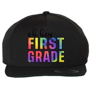 Back To School Students Teachers Oh Hey 1St First Grade Funny Gift Wool Snapback Cap