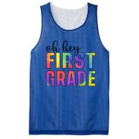 Back To School Students Teachers Oh Hey 1St First Grade Funny Gift Mesh Reversible Basketball Jersey Tank