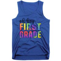 Back To School Students Teachers Oh Hey 1St First Grade Funny Gift Tank Top