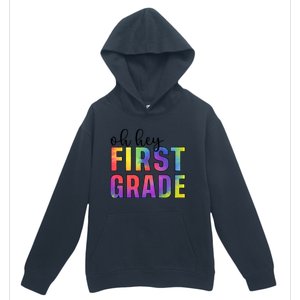 Back To School Students Teachers Oh Hey 1St First Grade Funny Gift Urban Pullover Hoodie