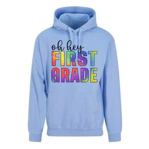 Back To School Students Teachers Oh Hey 1St First Grade Funny Gift Unisex Surf Hoodie