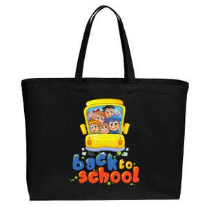 Black To School Funny College Teacher Fun Cotton Canvas Jumbo Tote