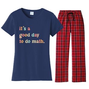 Back To School Its A Good Day To Do Math Teachers Women's Flannel Pajama Set