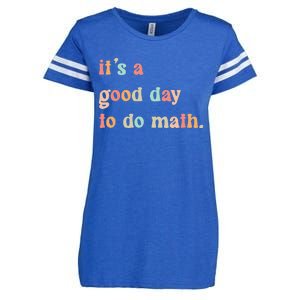 Back To School Its A Good Day To Do Math Teachers Enza Ladies Jersey Football T-Shirt