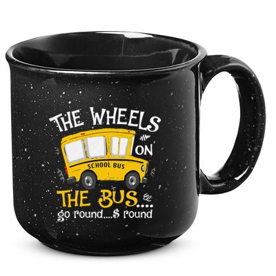 Back To School The Wheels On The Bus 15oz Campfire Ceramic Mug