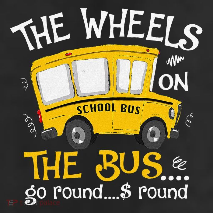 Back To School The Wheels On The Bus Trucker Hat