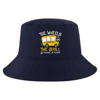 Back To School The Wheels On The Bus Cool Comfort Performance Bucket Hat