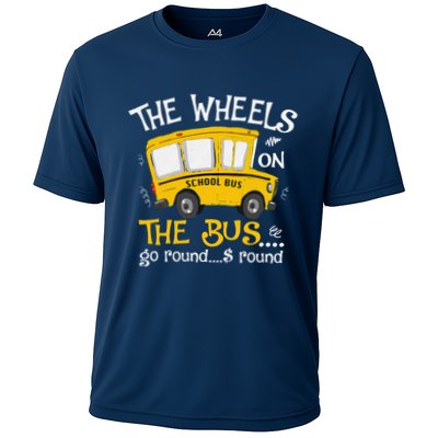 Back To School The Wheels On The Bus Performance Shirt