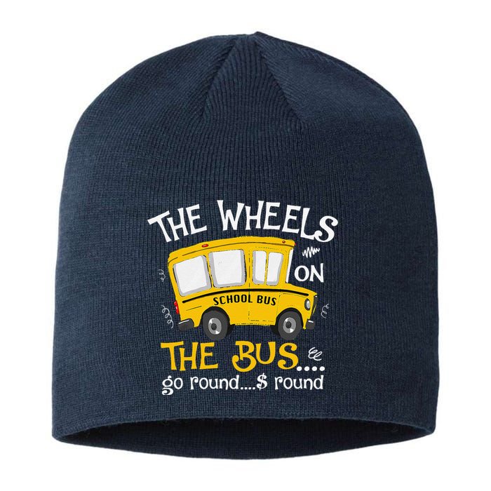 Back To School The Wheels On The Bus Sustainable Beanie