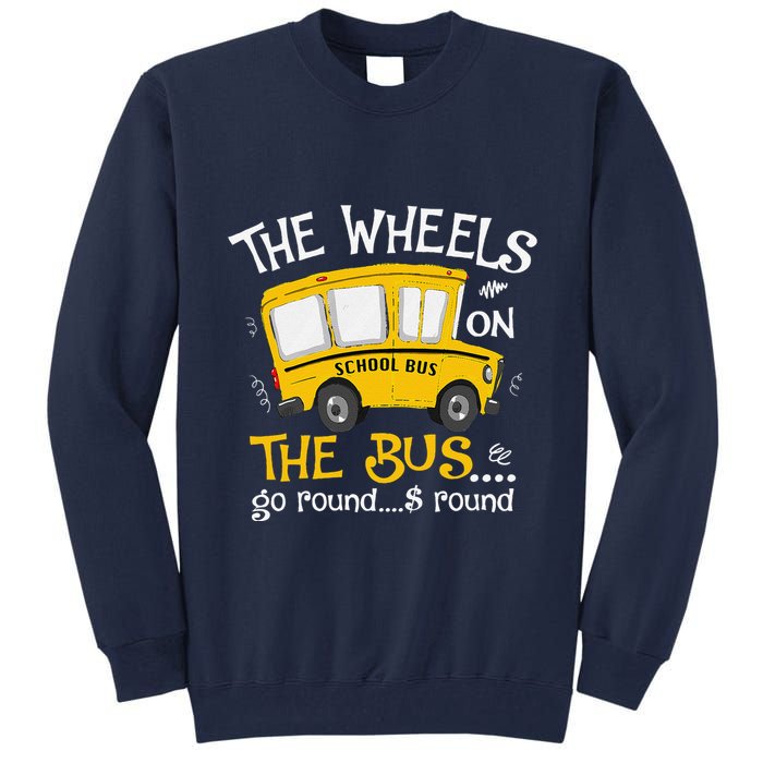 Back To School The Wheels On The Bus Tall Sweatshirt