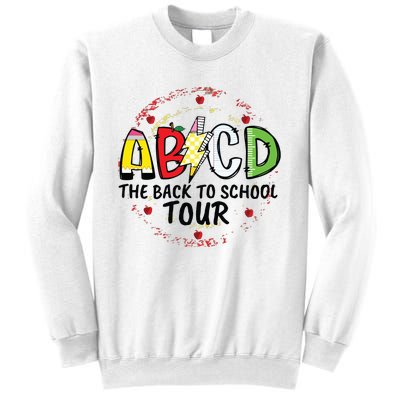 Back To School For Teachers Abcd Teacher Sweatshirt