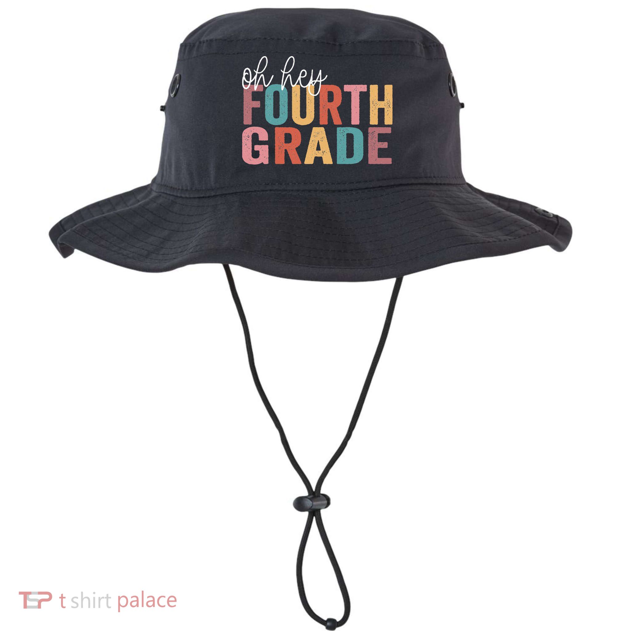 Back To School Students Teacher Oh Hey 4th Fourth Grade Bucket Hat