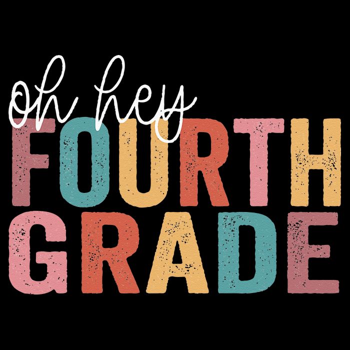Back To School Students Teacher Oh Hey 4th Fourth Grade 16 in Basic Backpack