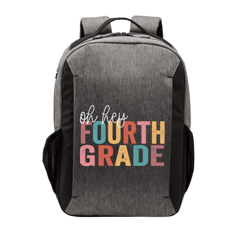 Back To School Students Teacher Oh Hey 4th Fourth Grade Vector Backpack
