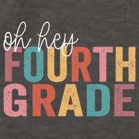 Back To School Students Teacher Oh Hey 4th Fourth Grade Vector Backpack