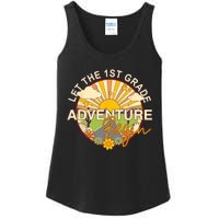 Back To School Let The 1st Grade Adventure Begin Ladies Essential Tank