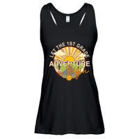 Back To School Let The 1st Grade Adventure Begin Ladies Essential Flowy Tank